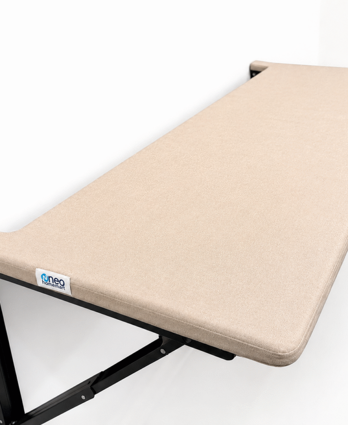 NEO Premium Wall Mounted Foldable Ironing Board | Off White