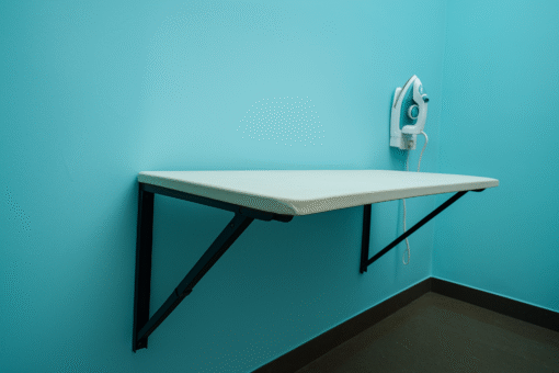 Neo Foldable Iron Table | 48 Inche x 21 Inche Wall Mounted Table | M.S Powder Coated Table Brackets - Image 4