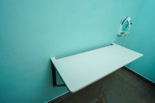 Neo Foldable Iron Table | 48 Inche x 21 Inche Wall Mounted Table | M.S Powder Coated Table Brackets - Image 6