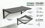 Neo Wall Mounted Foldable Ironing Table - Grey - Image 5