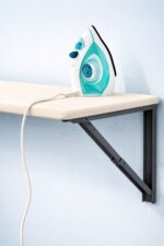 Neo Premium Wall Mounted Foldable Ironing Table - Off White Small - Image 7