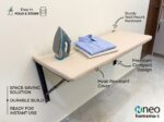 Neo Premium Wall Mounted Foldable Ironing Table - Off White Small - Image 6