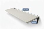 Neo Premium Wall Mounted Foldable Ironing Table - Off White Small - Image 2